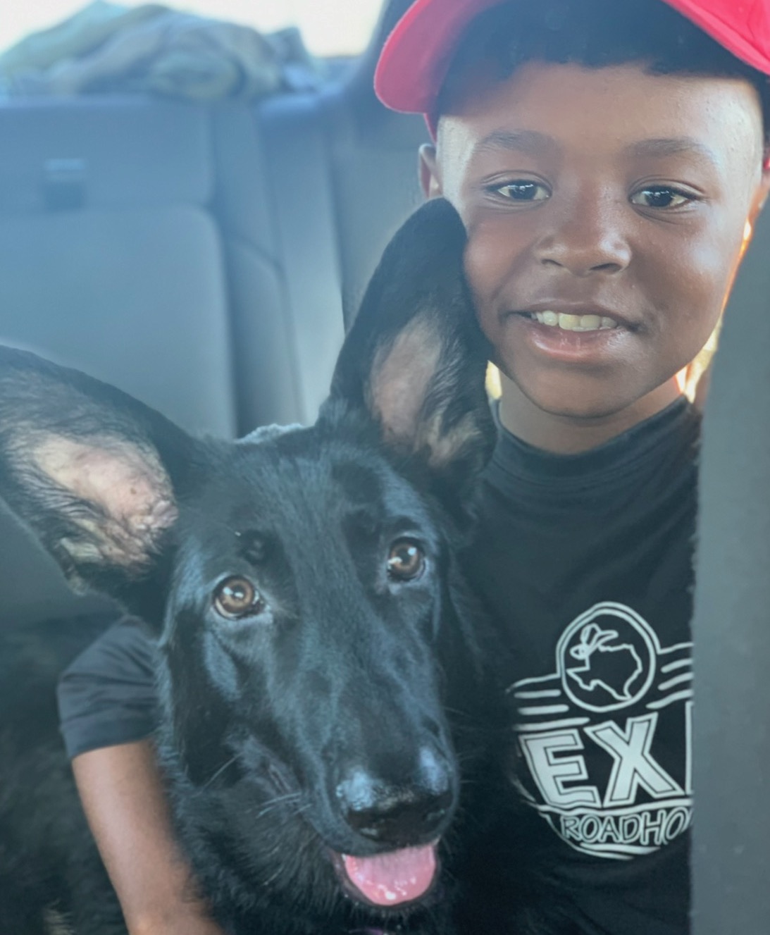 A pet with their owner — HEALS success stories
